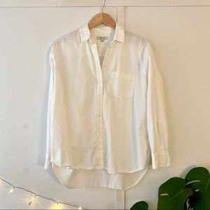 SOLD MADEWELL | Central Shirt in Pure White